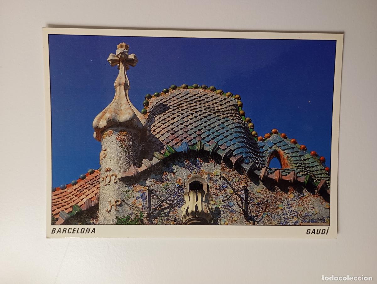 Postales: POSTAL DE BARCELONA. CASA BATLL&Oacute;. GAUD&Iacute;. TDKP29M