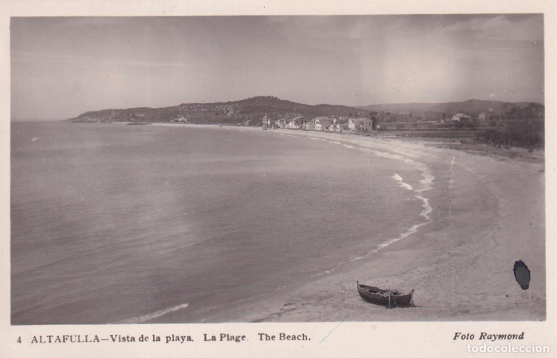 Postales: ALTAFULLA - 4. VISTA DE LA PLAYA (RAYMOND)