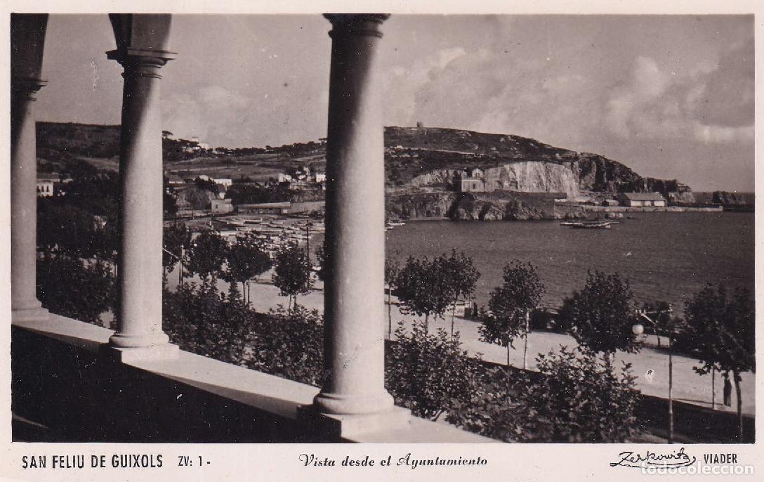 Postales: SANT FELIU DE GU&Iacute;XOLS - 1. VISTA DESDE EL AYUNTAMIENTO (ZERKOWITZ)