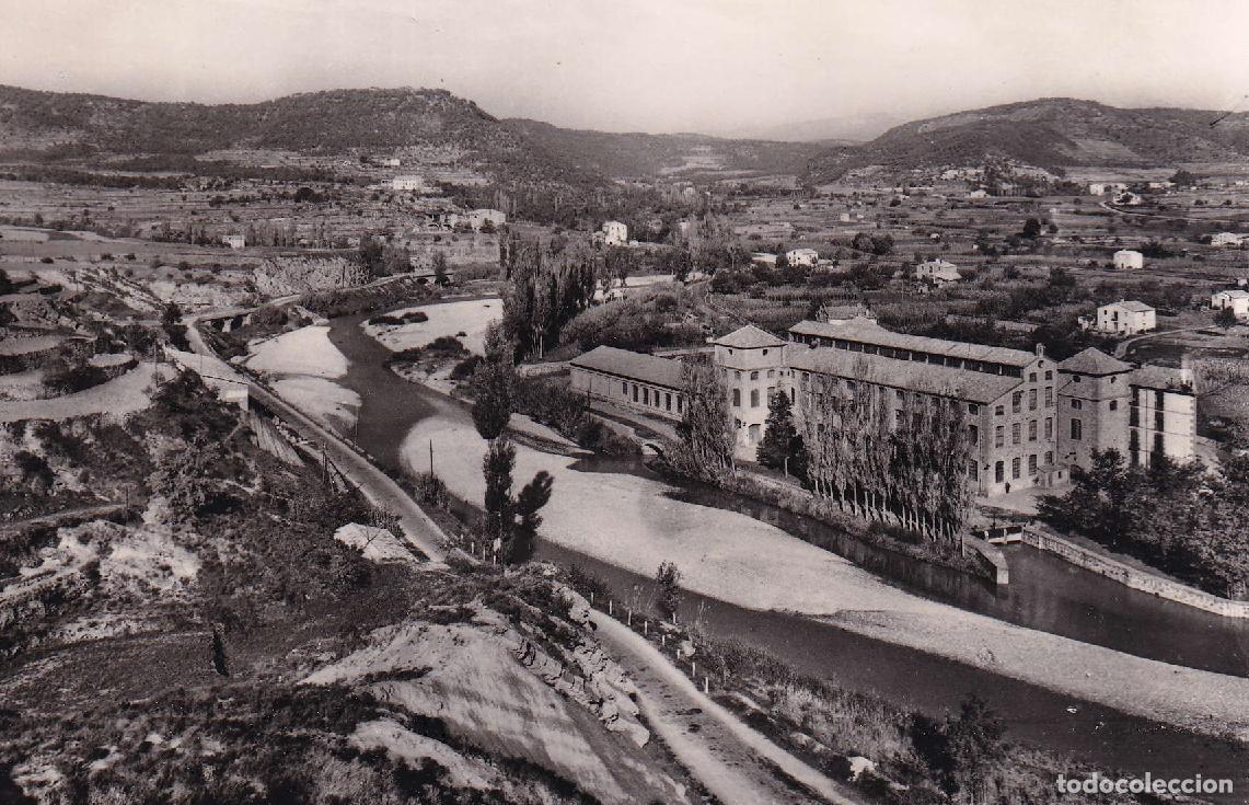 Postales: CARDONA - 24. VISTA PARCIAL. R&Iacute;O CARDONER Y F&Aacute;BRICA (ZERKOWITZ)