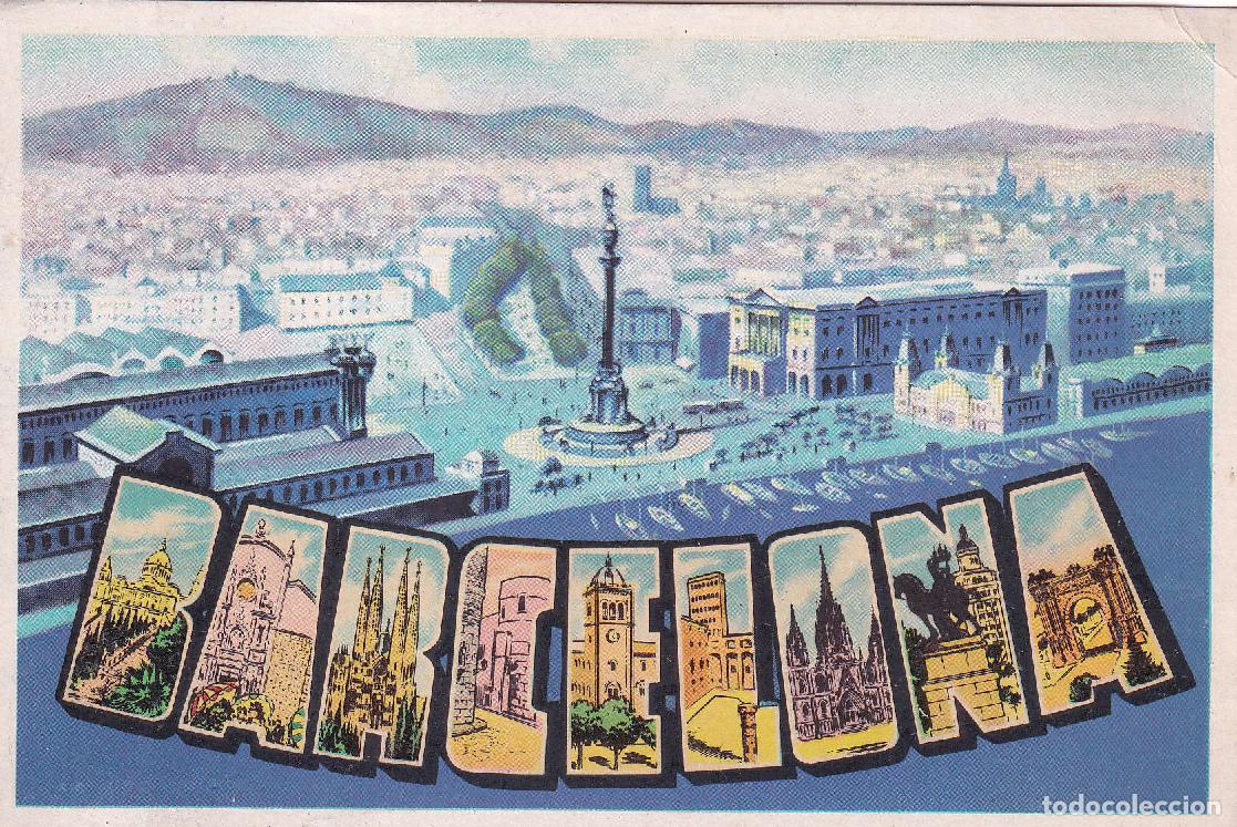 Postales: BARCELONA - VARIAS VISTAS - Foto 1