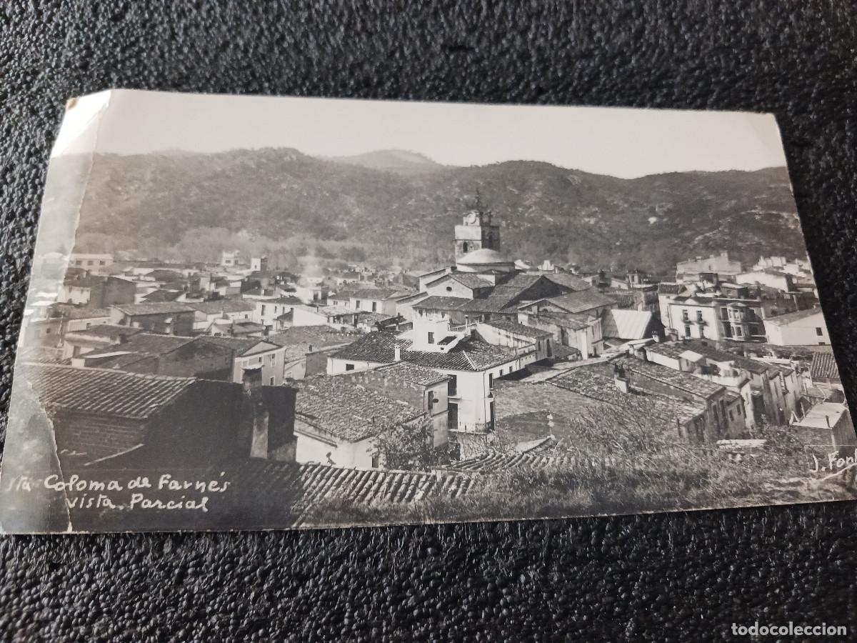 Postales: santa coloma de farnes. vista parcial. j. font 17 x 9,5 cm. aprox.