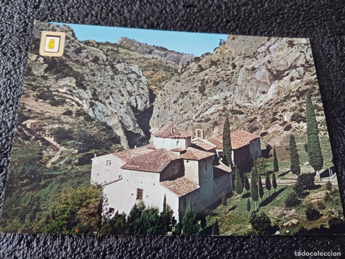 Postales: 5506 GANDESA .- SANTUARIO ntra. SE&Ntilde;ORA DE la FONTCALDA, ed. escudo