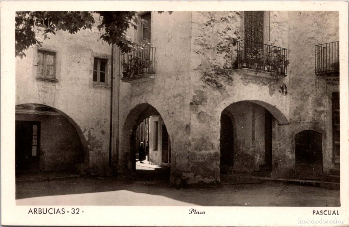 Postales: Arbucias - Plaza - Ed. Pascual n&ordm; 32 - 141x91mm