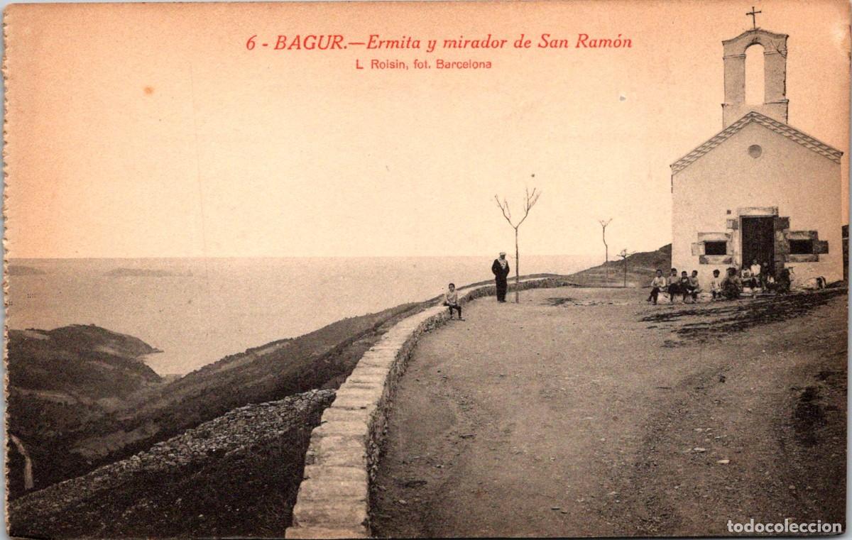 Postales: Bagur - Ermita y mirador de San Ram&oacute;n - Roisin 6 - 137x87mm - In&eacute;dita en Todocolecci&oacute;n
