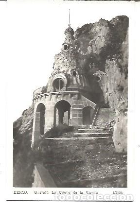Postales: ANTIGUA POSTAL BERGA QUERALT LA CUEVA DE LA VIRGEN HUCH
