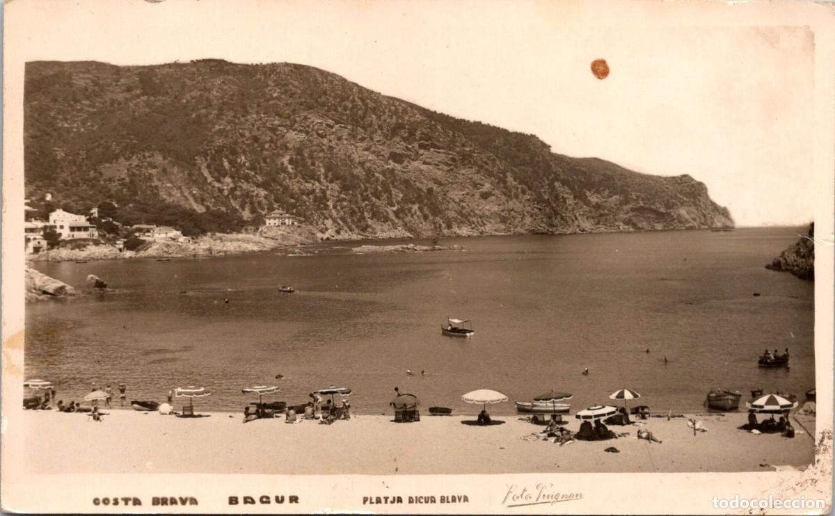 Postales: Bagur - Platja Aigua Blava - Foto Puignau - 143x88mm - In&eacute;dita en Todocolecci&oacute;n