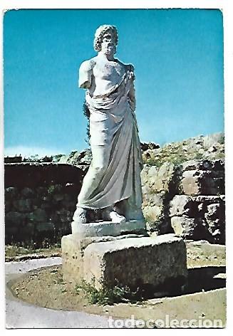 Postales: ESTATUA DE ESCULAPIO.- AMPURIAS / GIRONA