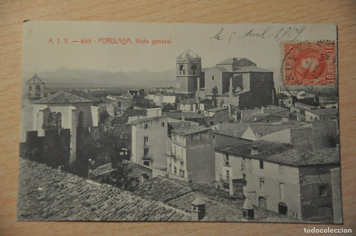 Postales: postal perelada, vista general atv 658