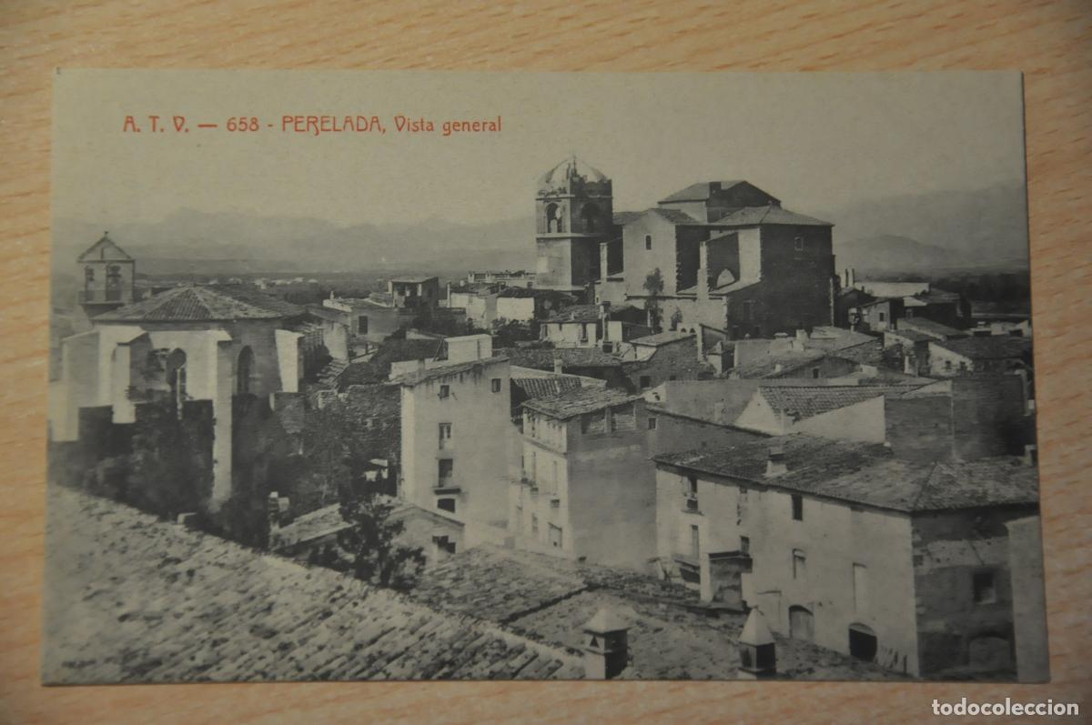 Postales: postal perelada, vista general atv 658