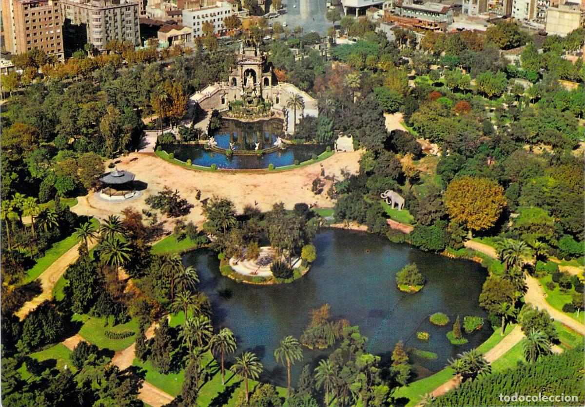 Postales: Postal de Barcelona, Vista A&eacute;rea del Parque de la Ciudadela