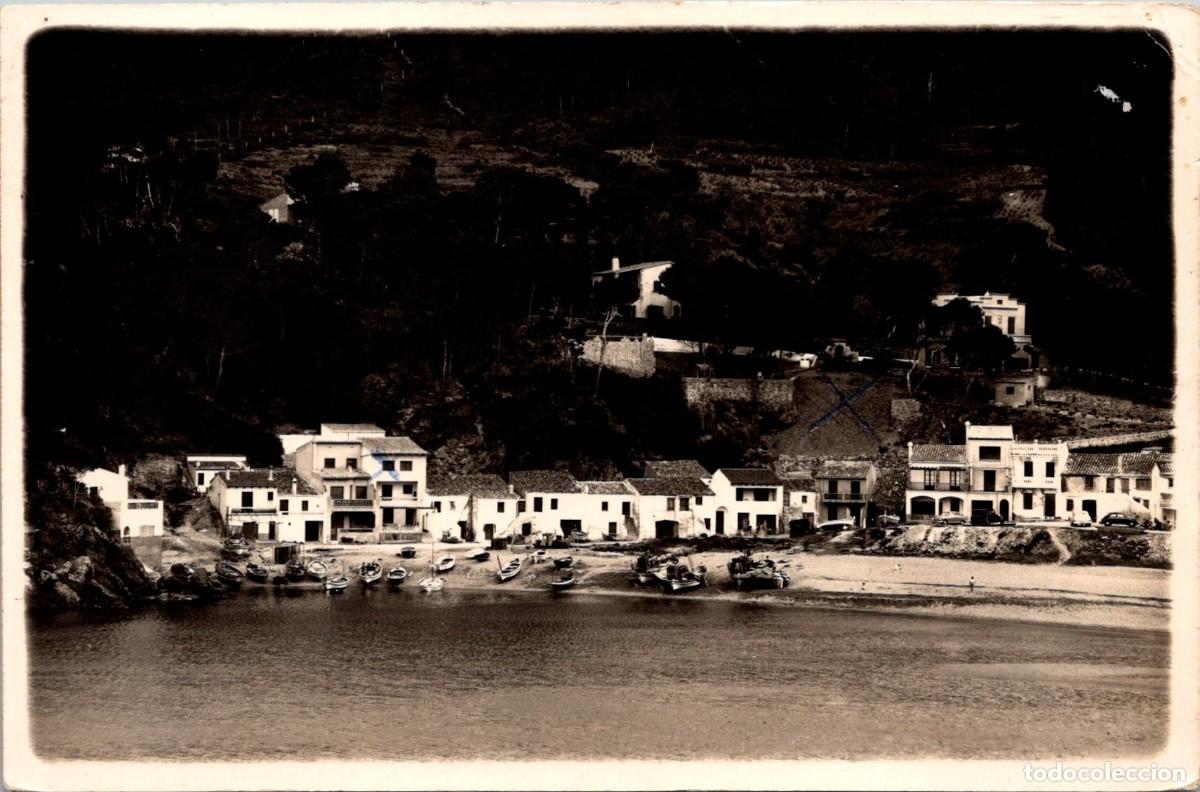 Postales: Bagur - Playa de Sa Riera - n&ordm; 141 - 145x95mm -Terreno Hotel Sa Riera-In&eacute;dita en Todocolecci&oacute;n -LEER