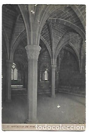Postales: INTERIOR DEL AULA CAPITULAR.- MONASTIR DE POBLET - Foto 1
