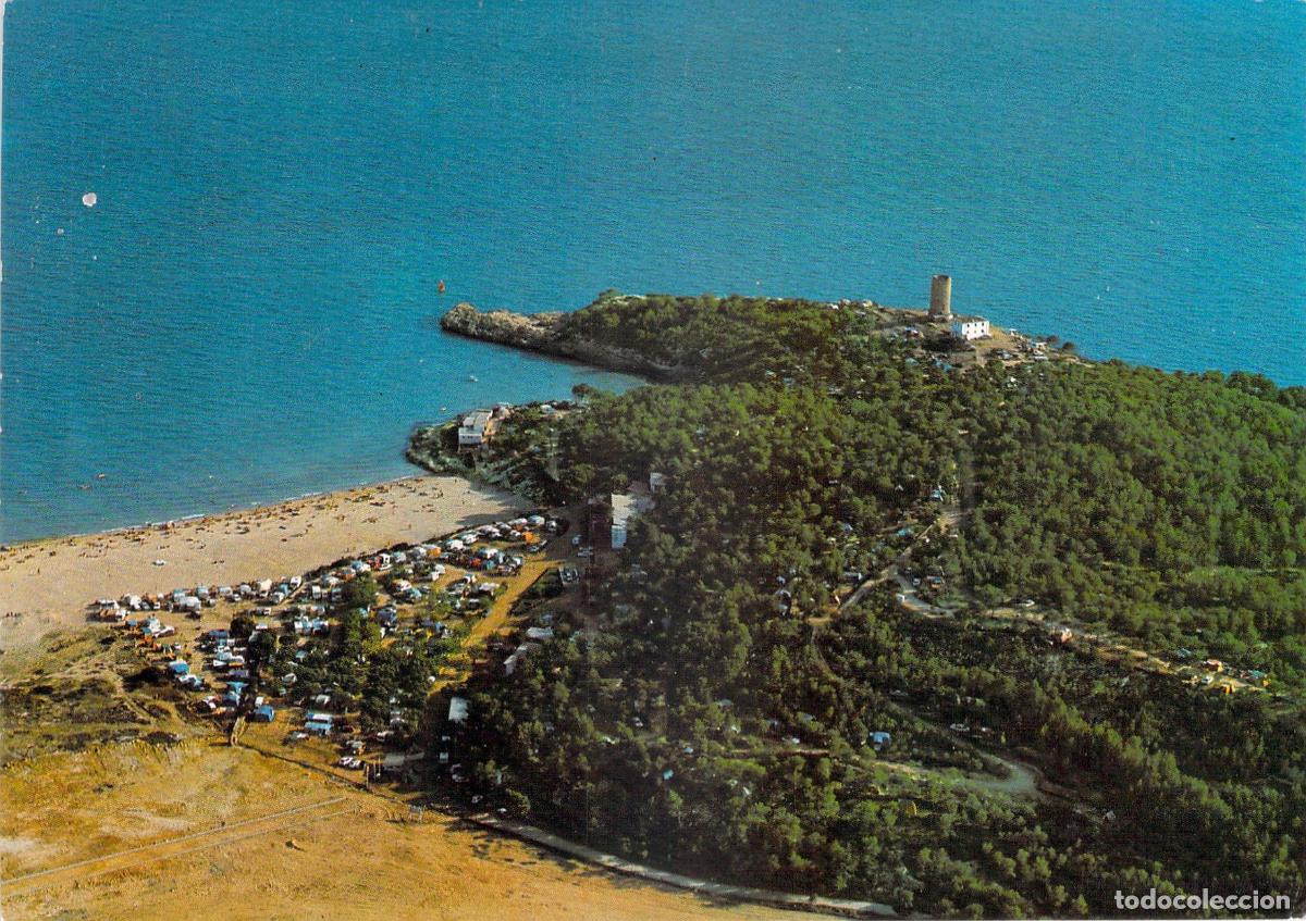 Postales: Postal de Vista A&eacute;rea del Camping Torre de la Mora en Tarragona