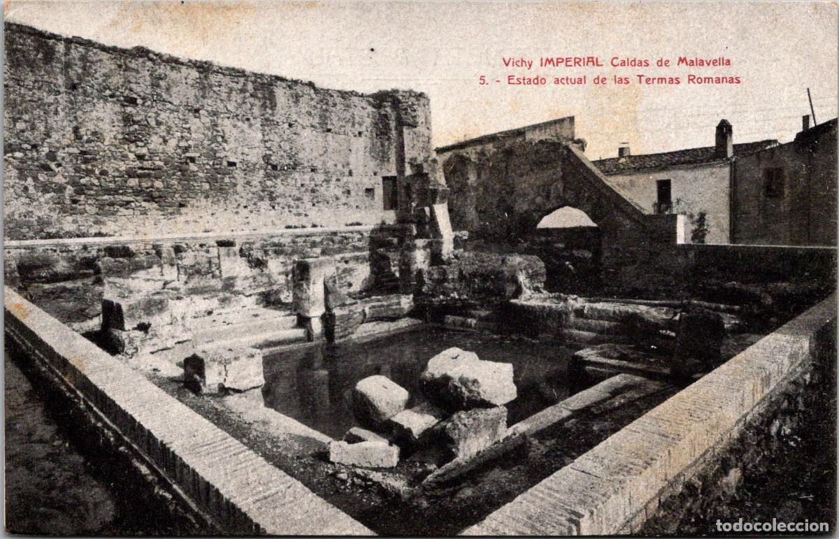 Postales: Caldas de Malavella - Vichy Imperial - 5 Estado actual de las Termas Romanas - 141x91mm