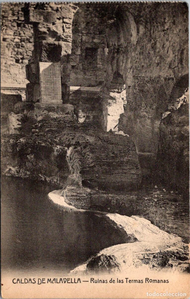 Postales: Caldas de Malavella - Ruinas de las Termas Romanas - Sin datos - 143x91mm