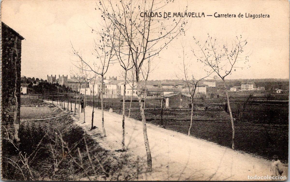 Postales: Caldas de Malavella - Carretera de Llagostera - Sin datos - 143x91mm