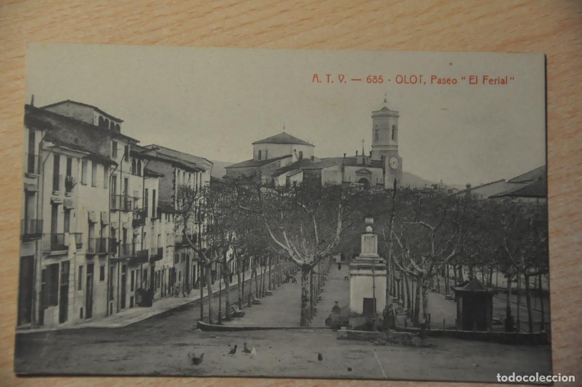 Postales: postal olot, paseo el ferial atv 685