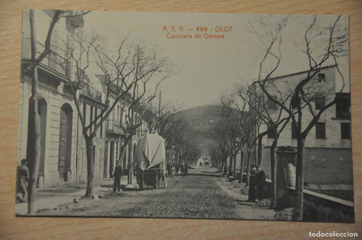 Postales: postal olot, carretera de gerona atv 689