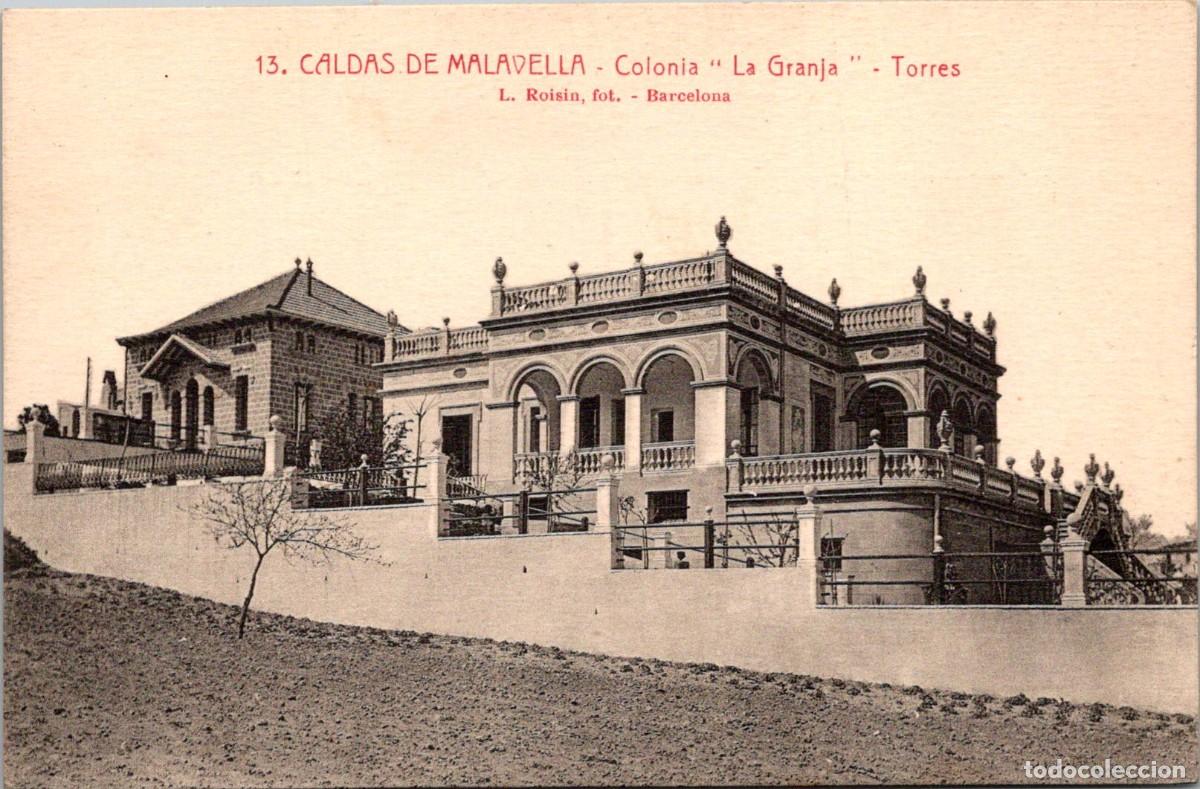 Postales: Caldas de Malavella - Colonia La Granja - Torres - Roisin 13 - 136x89mm - In&eacute;dita en Todocolecci&oacute;n