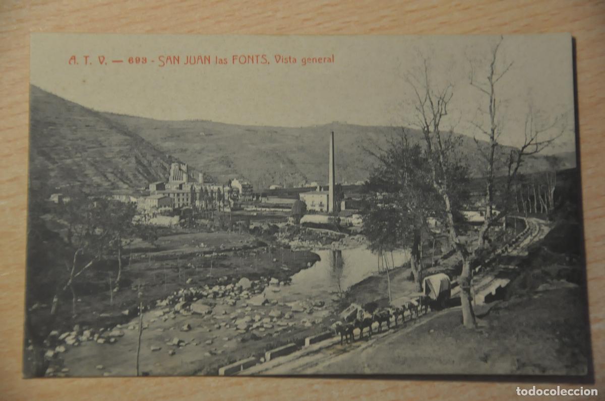 Postales: postal san juan las fonts, vista general atv 693