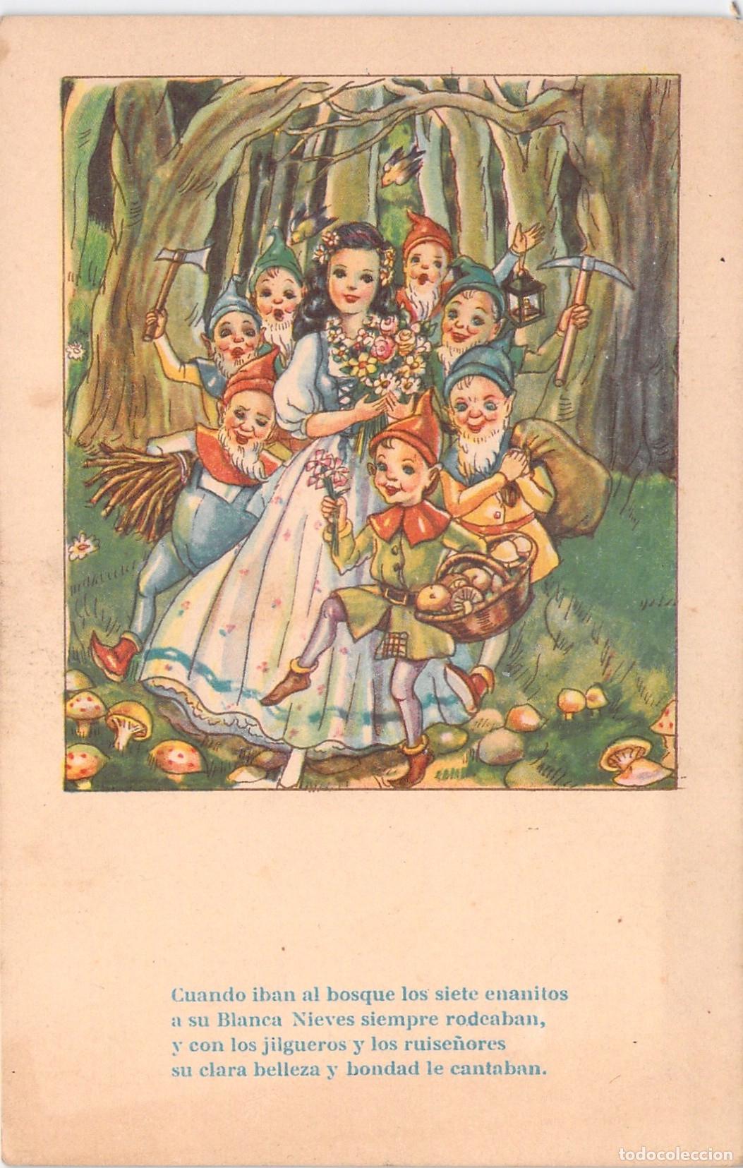 Postales: Postal Blanca Nieves y los Siete Enanitos Ediciones Ikon