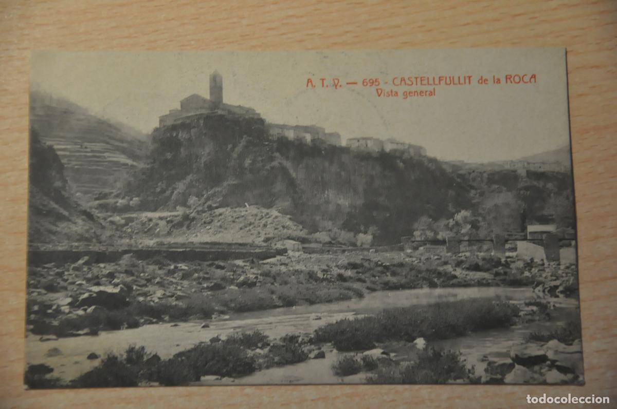 Postales: postal castellfullit de la roca, vista general atv 695