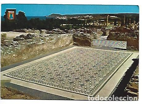 Postales: RUINAS DE AMPURIAS. MOSAICOS ROMANOS.- LA ESCALA / GIRONA