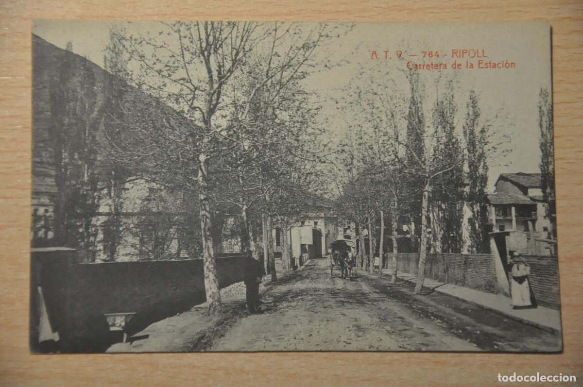 Postales: postal ripoll, carretera de la estacion atv 764