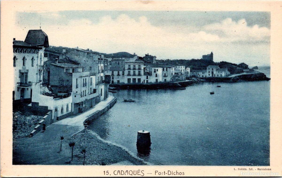 Postales: Cadaqu&eacute;s - Port Dichos - Roisin 15 - 142x89mm - Reverso Poema de amor
