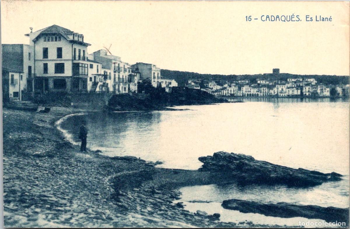 Postales: Cadaqu&eacute;s - Es Llan&eacute; - Thomas 16 - Ed. Ivo Sala - 140x91mm - Reverso Poema de amor