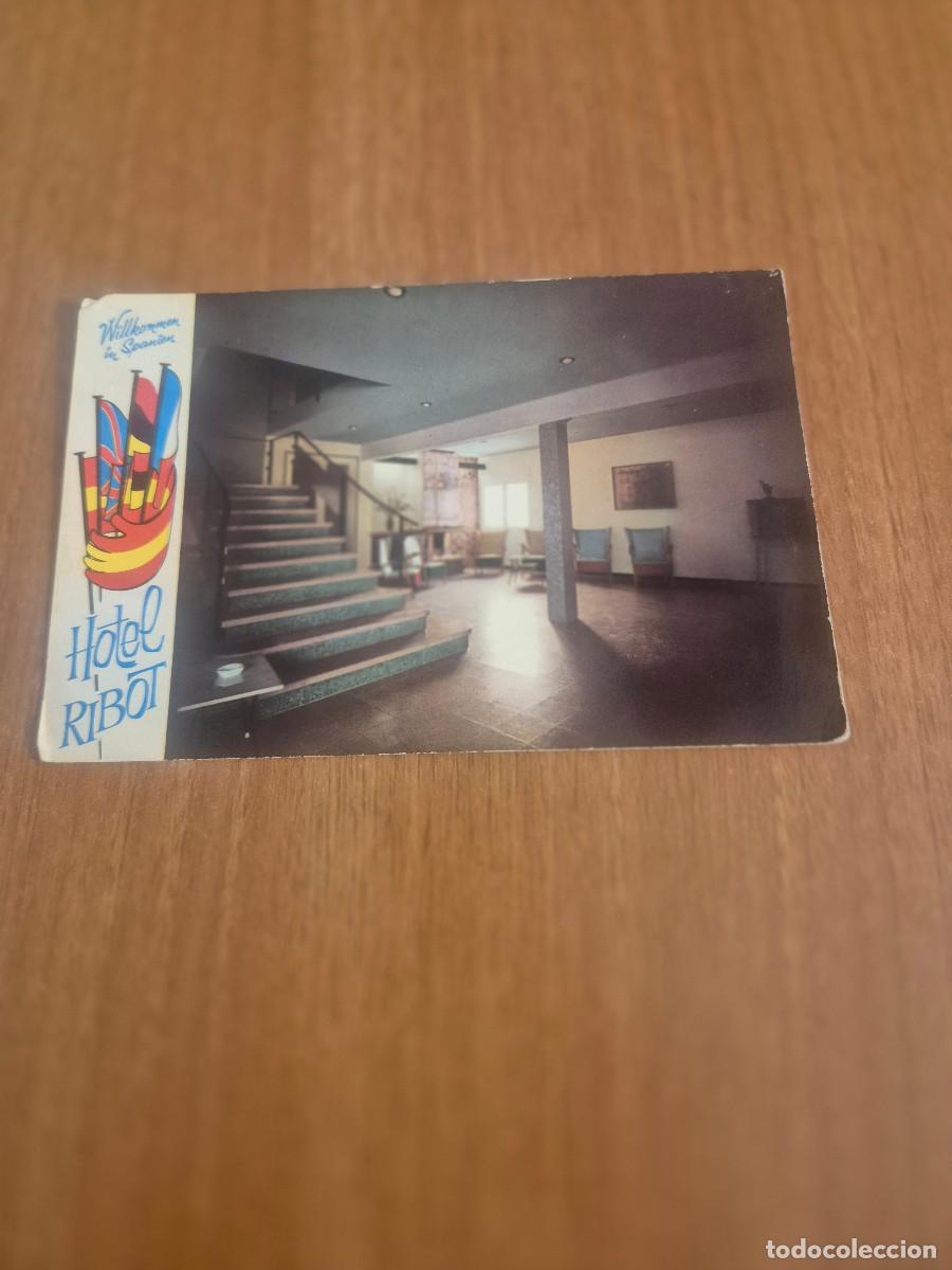 Postales: POSTAL, HOTEL RIBOT (GERONA) ESCRITA.