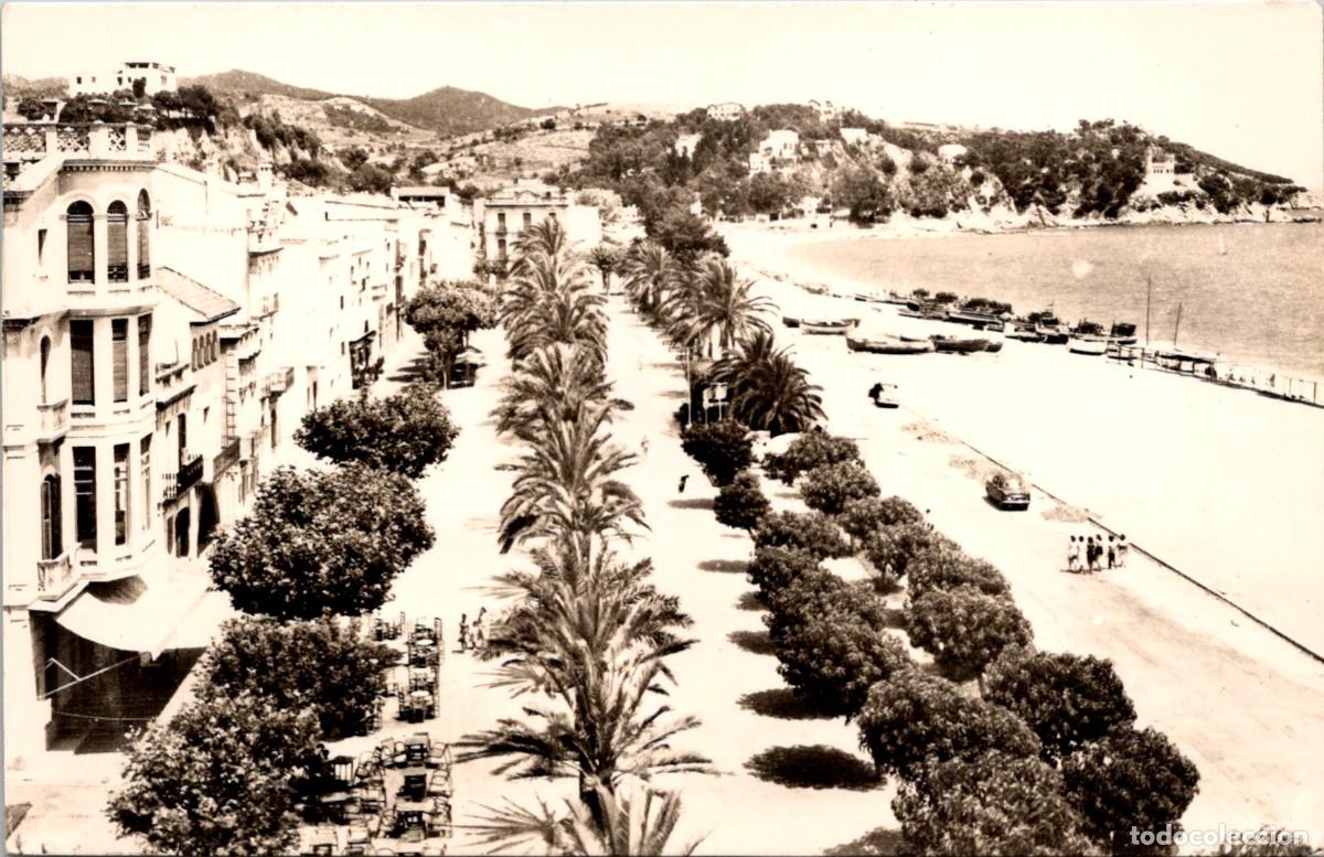 Postales: Lloret de Mar - Paseo de Mn. Jacinto Verdaguer - Cial. Prat 5 - 138x89mm