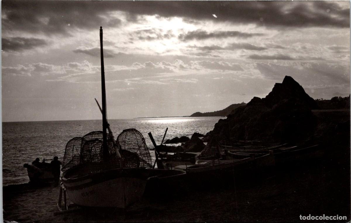 Postales: Lloret de Mar - Contraluz - Estudios Fot. Mas - 139x88mm