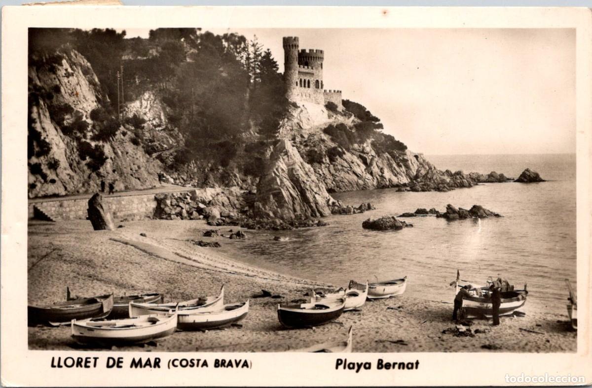 Postales: Lloret de Mar - Playa Bernat - Sin datos - 142x91mm