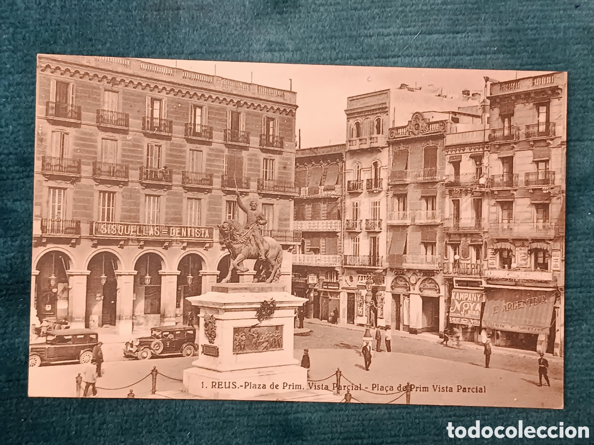Postales: 1 REUS. Pla&ccedil;a de Prim. Vista Parcial