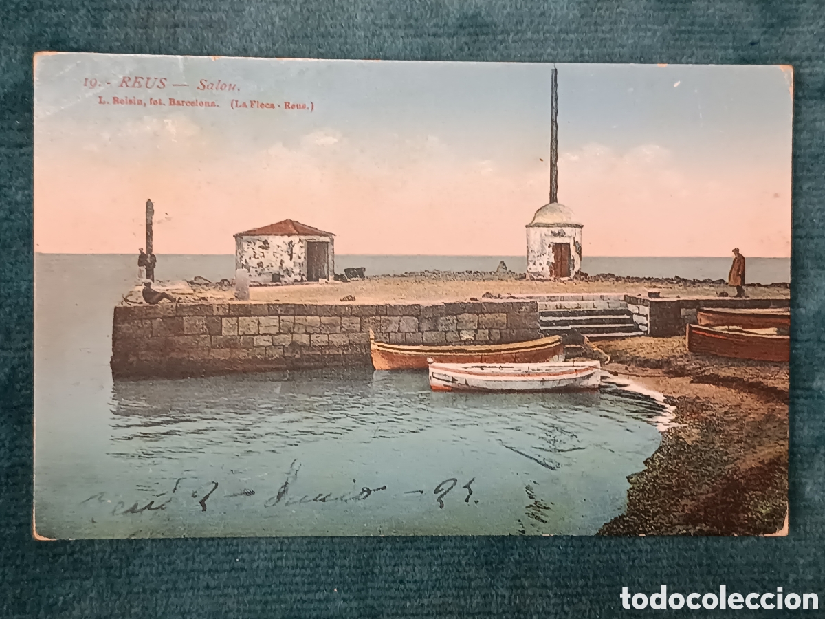 Postales: 19 REUS. Salou. (Circulada &iquest;1934?)