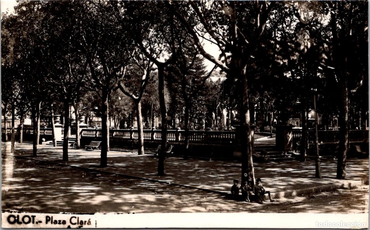 Postales: Olot - Plaza Clar&agrave; - Fotogr&aacute;fica - Sin m&aacute;s datos - 138x86mm