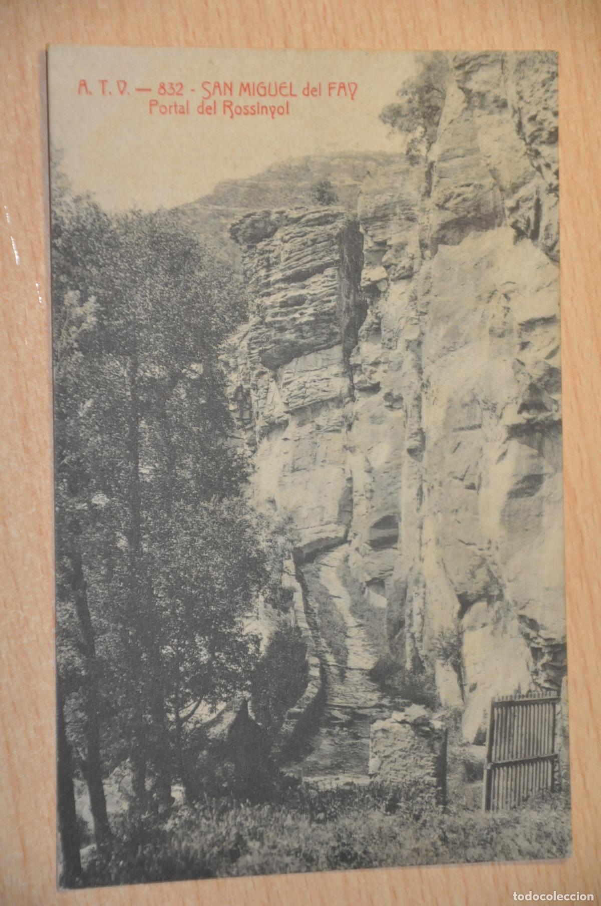 Postales: postal san miguel del fay, portal del rossinyol atv 832