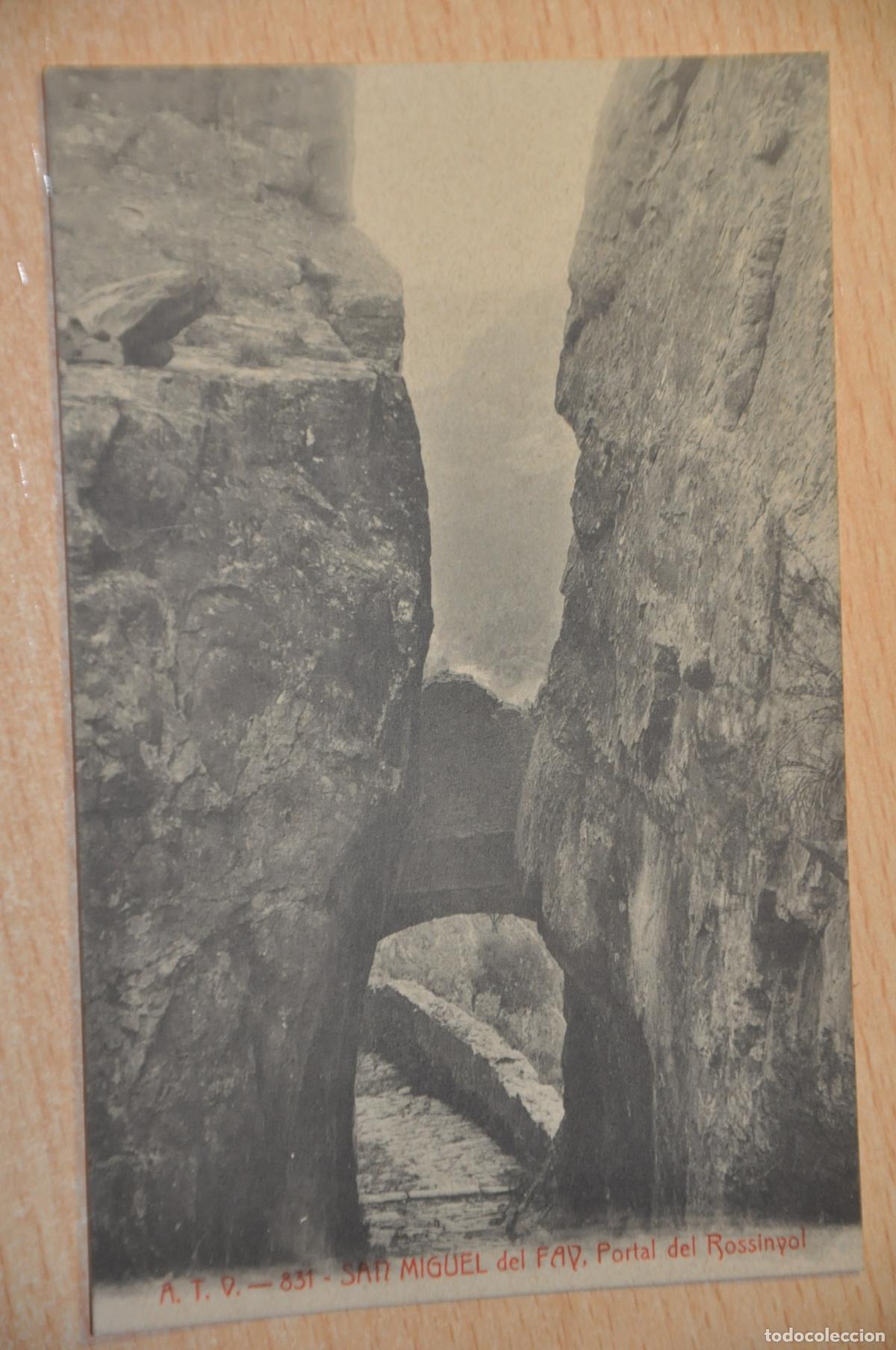 Postales: postal san miguel del fay, portal del rossinyol atv 831