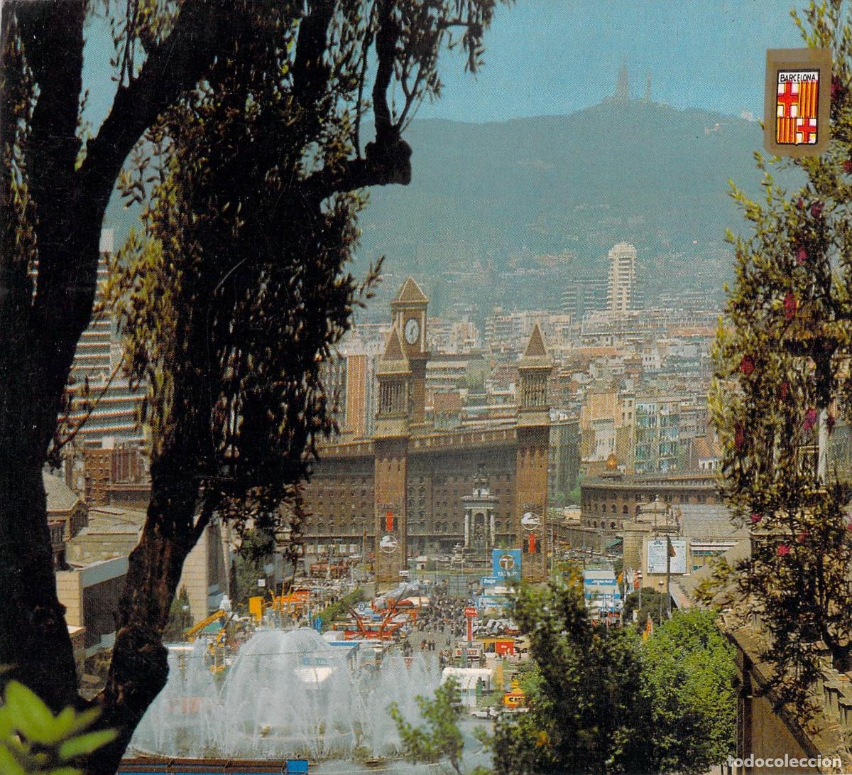 Postales: Postal de la Fuente Luminosa de Buigas en Barcelona