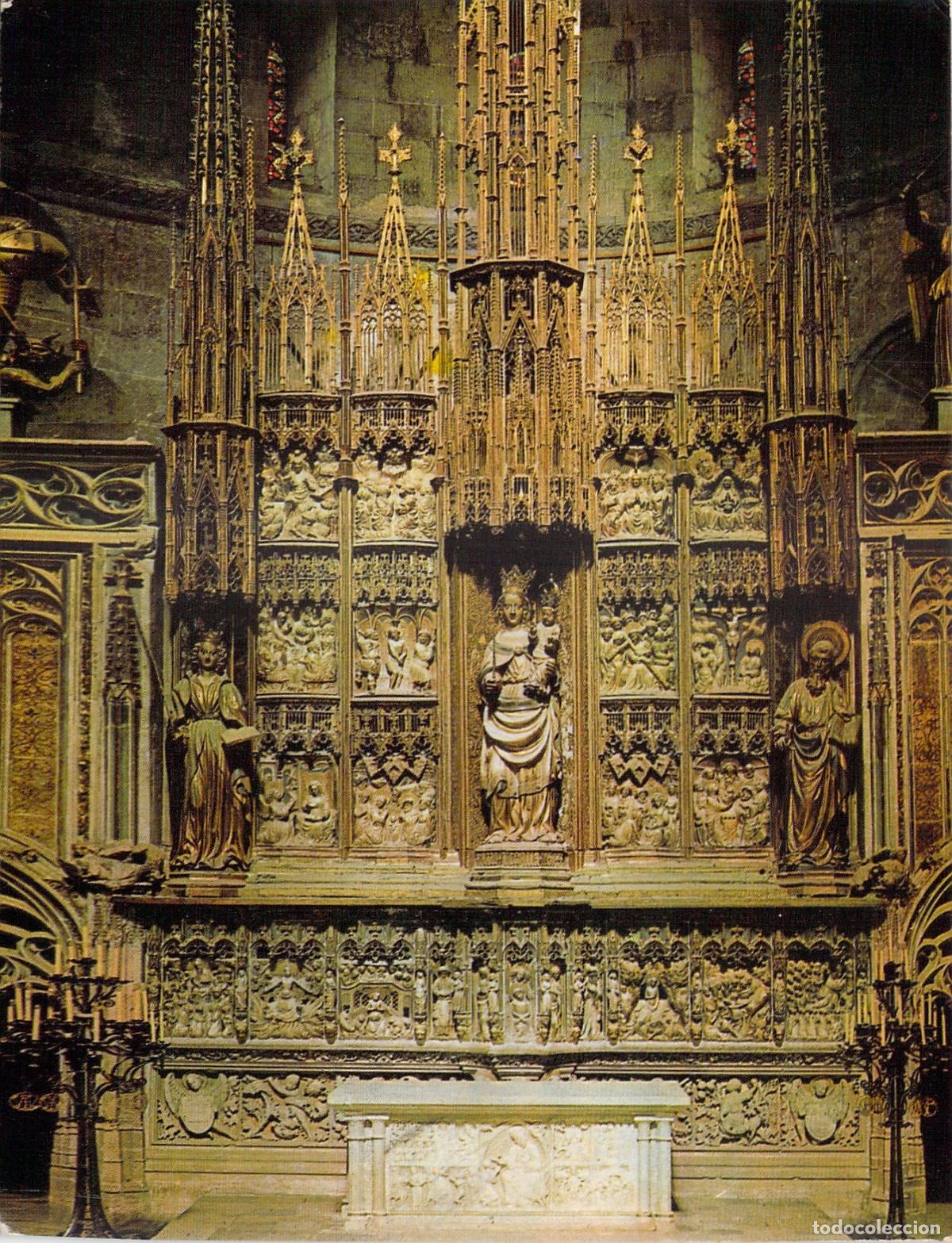 Postales: Postal Altar Mayor de la Catedral de Tarragona