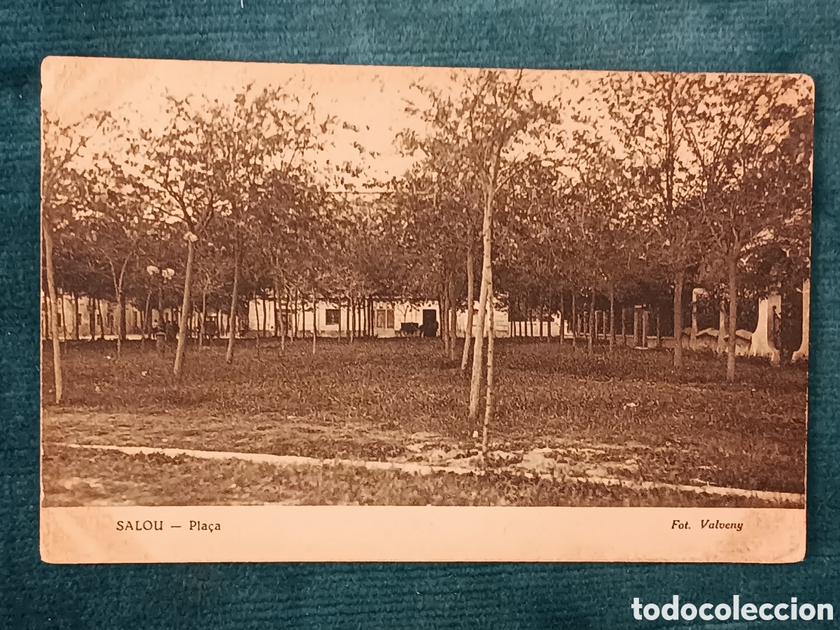 Postales: SALOU. Pla&ccedil;a. (Fot. Valveny)