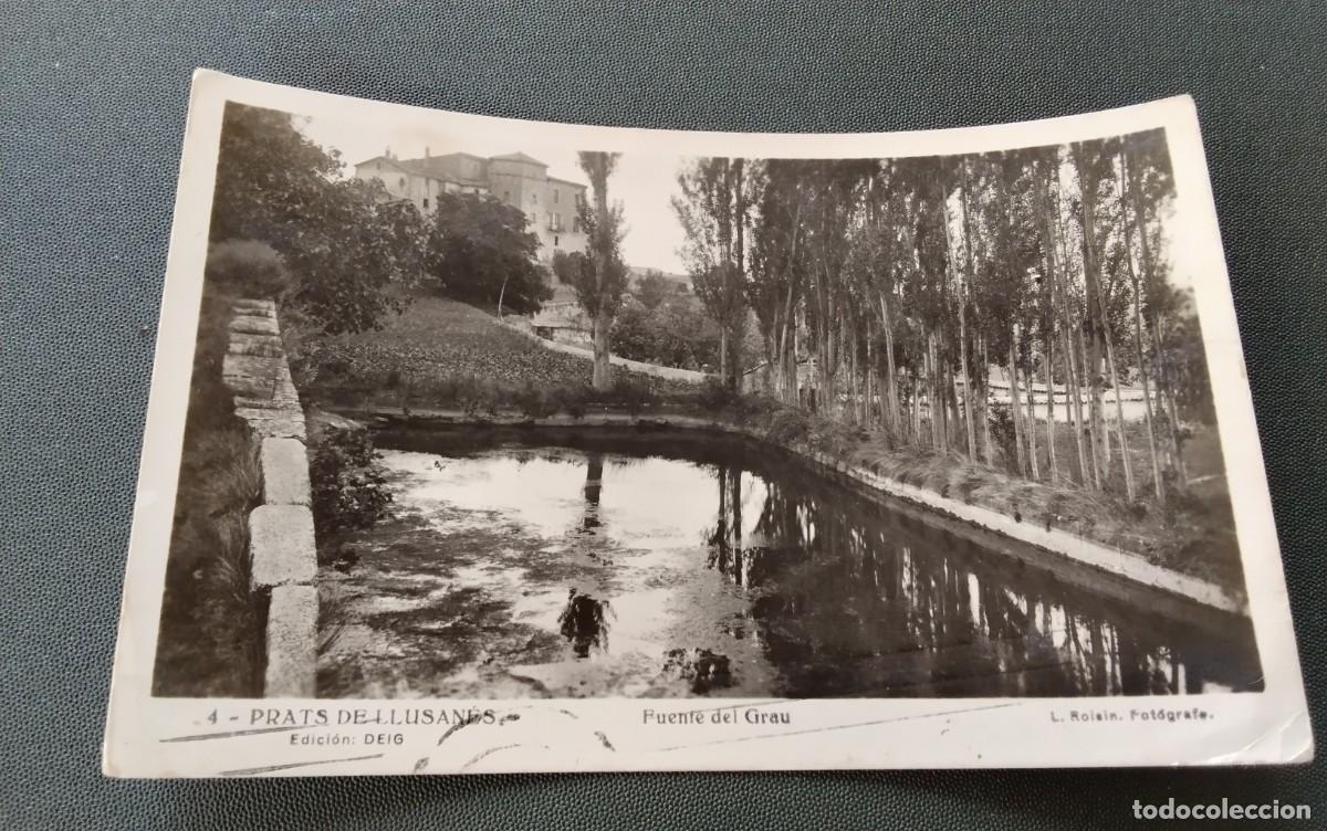 Postales: PRATS DE LLU&Ccedil;ANES , POSTAL ANTIGUA , BLANCO Y NEGRO