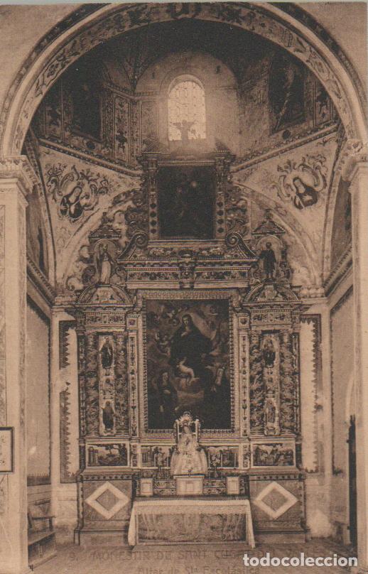 Postales: SAN CUGAT DEL VALLES, MONASTERIO, ALTAR DE LA ESCOLASTICA, NO INDICA EL EDITOR