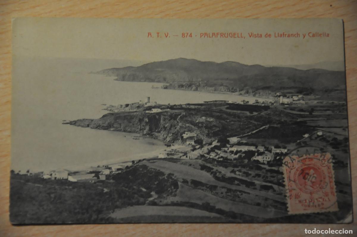 Postales: postal palafrugell, vista de llafranch y callella atv 874