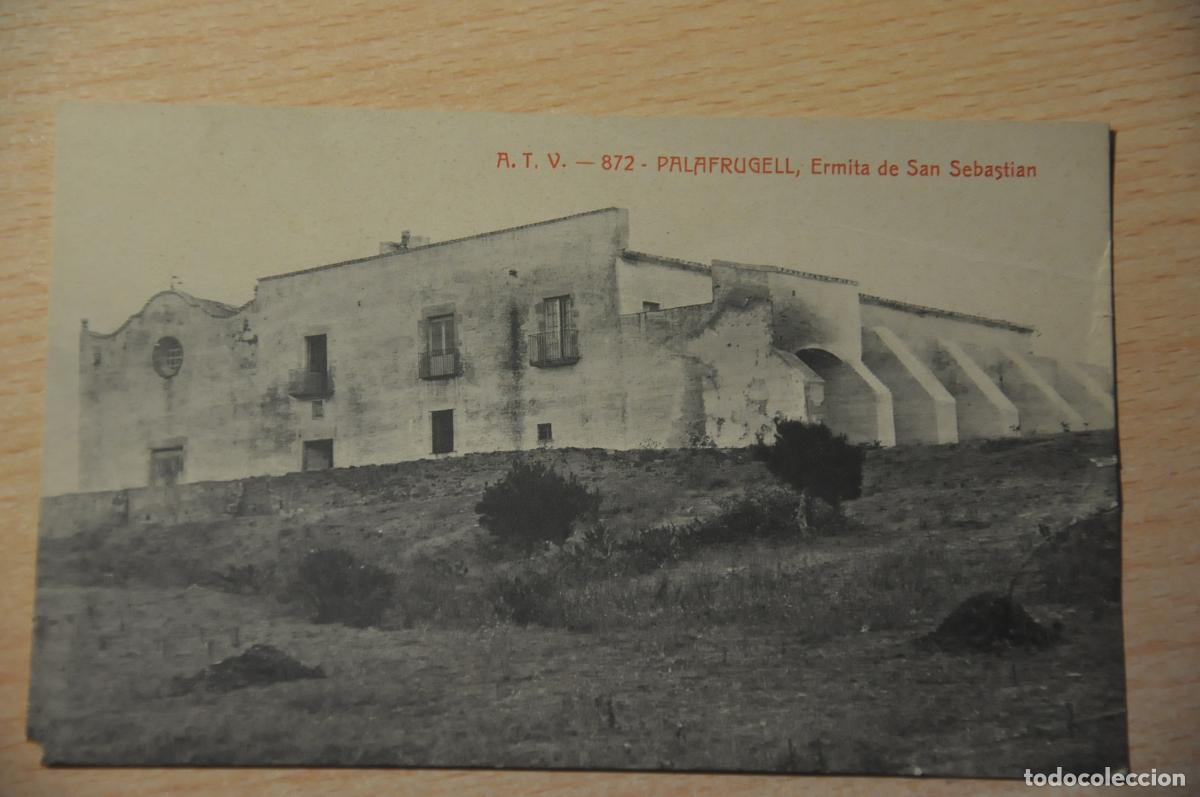 Postales: postal palafrugell, ermita de san sebastian atv 872