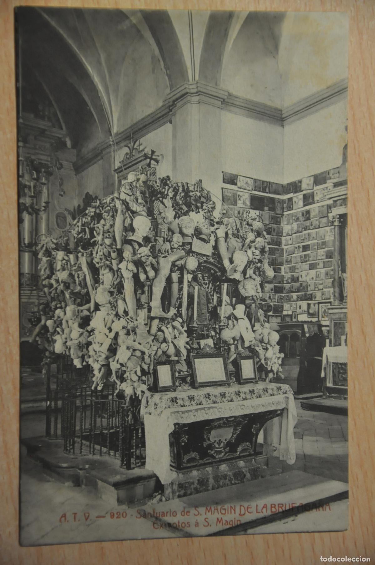Postales: postal santuario de s.magin de la brufaga&ntilde;a, ex-votos de s.magin atv 920