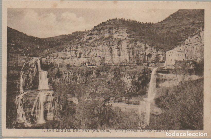 Postais: SAN MIGUEL DE FAY, VISTA GENERAL, LAS DOS CASCADAS, EDITOR ROISIN N&ordm; 1