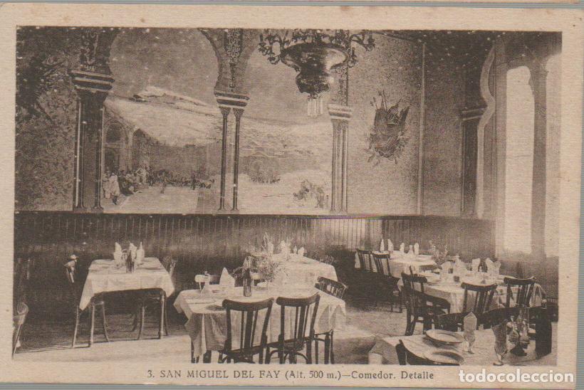 Postales: SAN MIGUEL DE FAY, EL COMEDOR, EDITOR ROISIN N&ordm; 3